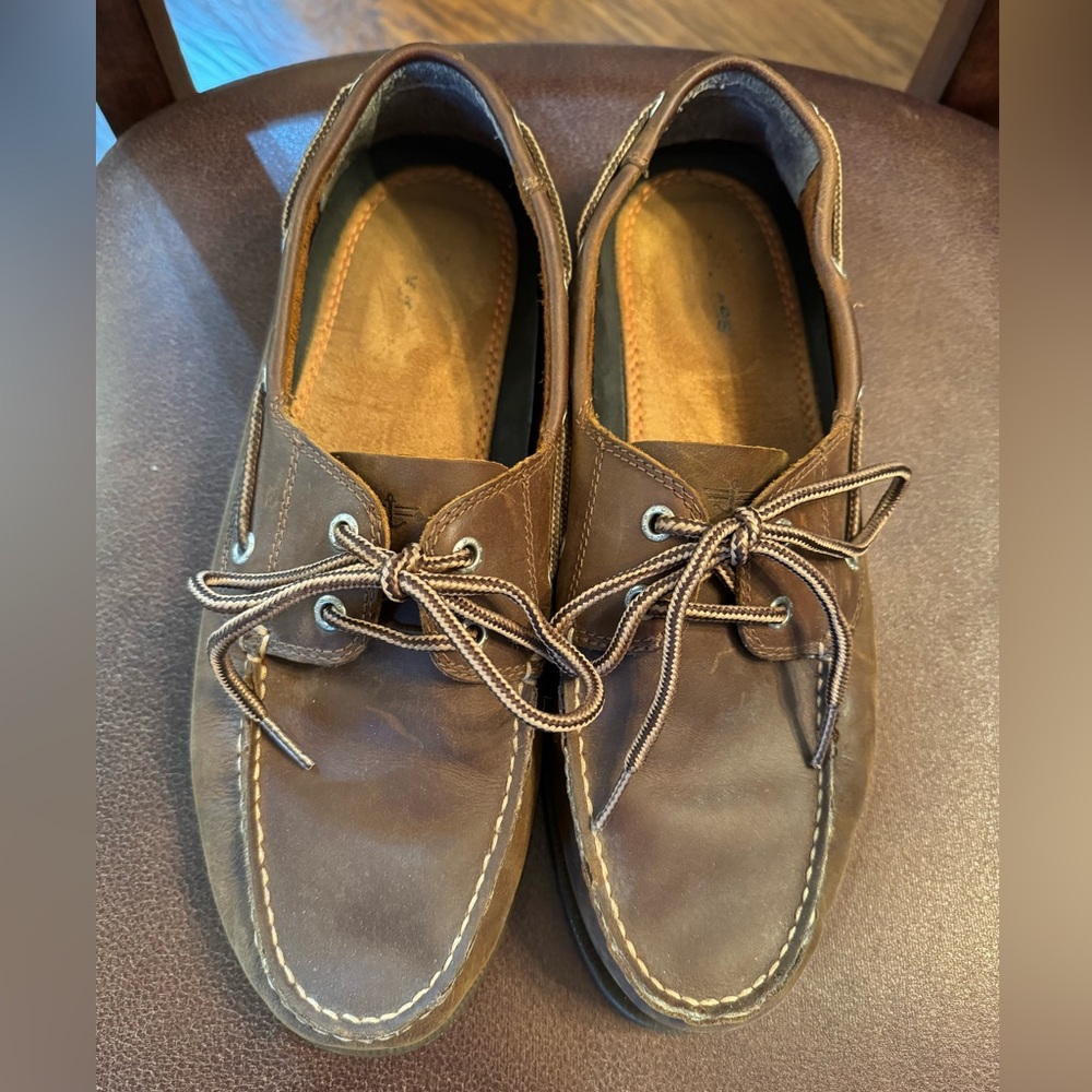 DOCKERS leather boat shoes